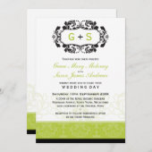 054-Kari - HUWELIJKSUITNODIGINGEN :: luxe P Kaart (Voorkant / Achterkant)