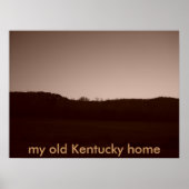 057, mijn oude Kentucky-huis Poster (Voorkant)