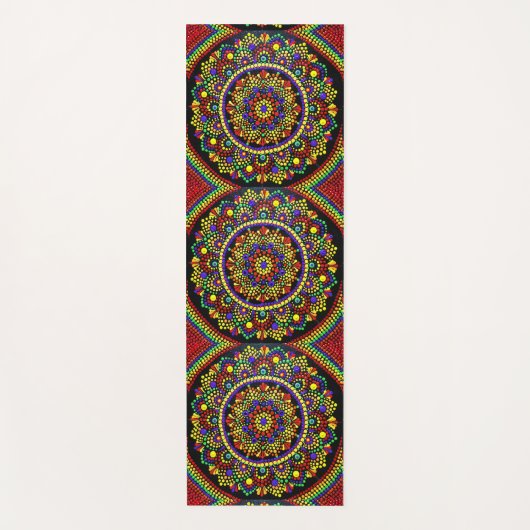 058 - Mandala yogamat (Voorkant)