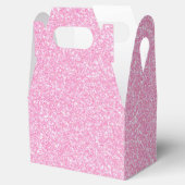 05 Baby Roze Glitter Print Sparkles Gable Bedankdoosjes (Geopend)