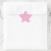 05 Baby Roze Glitter Print Sparkles Star Ster Sticker (Tas)