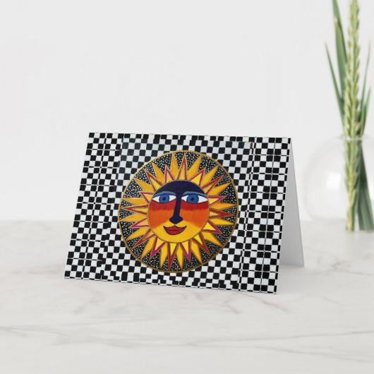 05 - Happy Birthday Soleil Wenskaart Kaart (Voorkant)