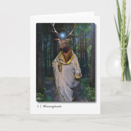 05 Hierophant Tarot Wenskaart Kaart