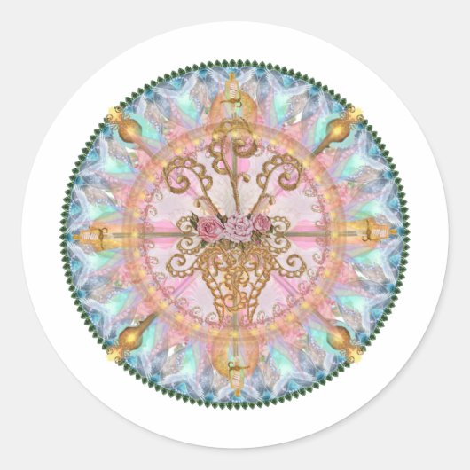 05 - Orde van Magdalena Ronde Sticker (Voorkant)