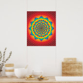 05 RADIANCE MANDALA POSTER (Keuken)