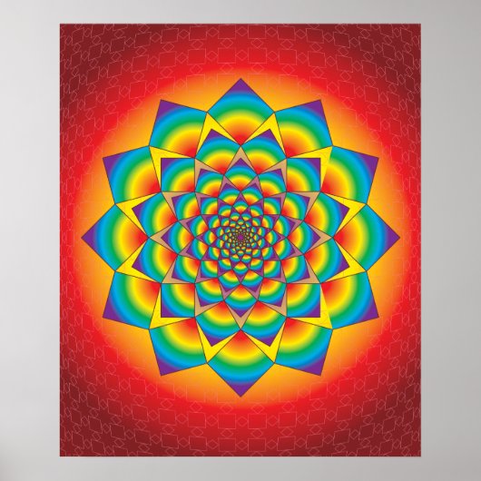 05 RADIANCE MANDALA POSTER (Voorkant)