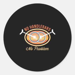 05.Unicycling Design for a Unicycle Fan Ronde Sticker