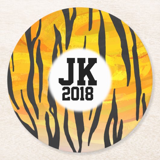 05of12 Custom Tiger Party Onderzetters (Voorkant)