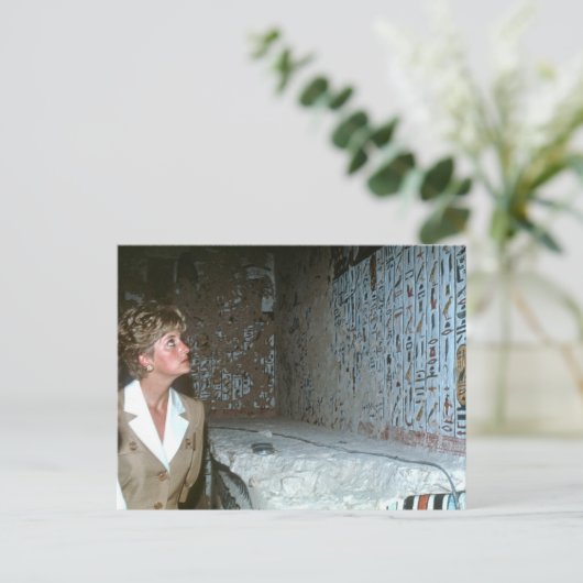 060 Prinses Diana Egypt 1992 Briefkaart (Staand voorkant)