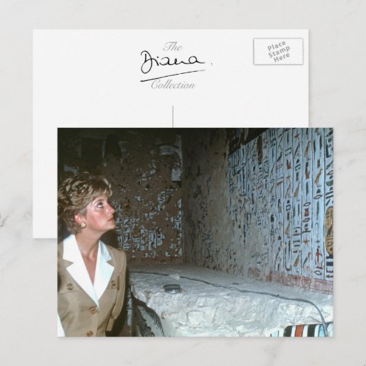 060 Prinses Diana Egypt 1992 Briefkaart (Voorkant / Achterkant)