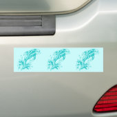 0613032011 Delfin (dieren) Bumpersticker (Op auto)
