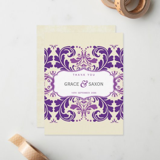 064 Enna :: BEDANKT OPMERKING 1 - savvy Notitiekaartje (Voorkant / Achterkant in situ)