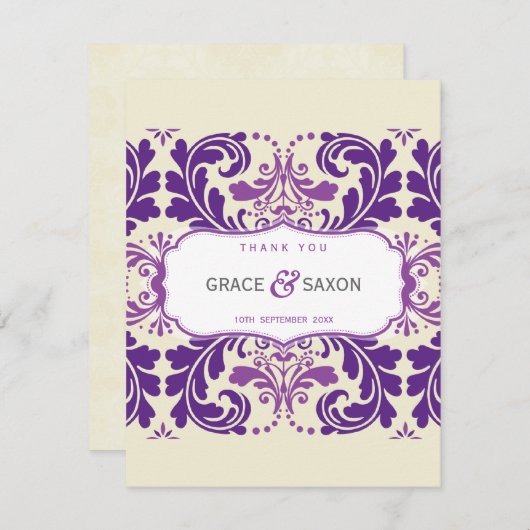 064 Enna :: BEDANKT OPMERKING 1 - savvy Notitiekaartje (Voorkant / Achterkant)