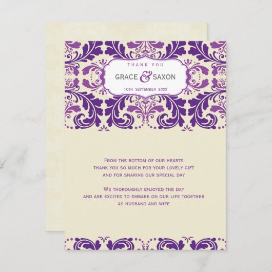 064 Enna :: DANK U NOTA 2 - savvy Kaart (Voorkant / Achterkant)