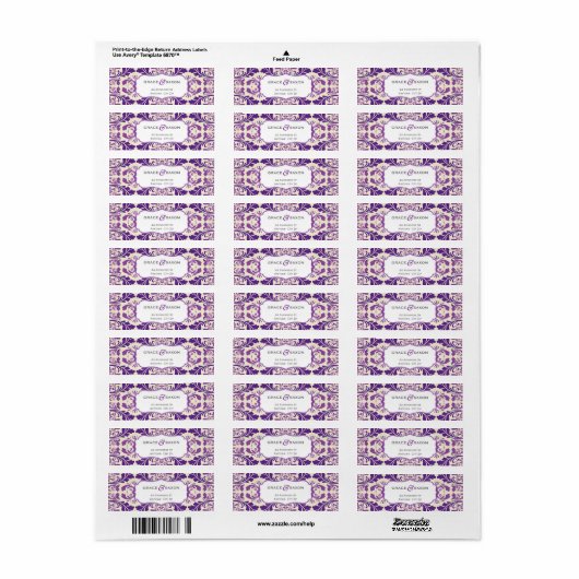 064 Enna :: RETOURADRESLABEL - savvy Etiket (Full Sheet)