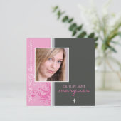 065 Rosemary:: DE EERSTE HEILIGE COMMUNIE NODIGT Kaart (Staand voorkant)