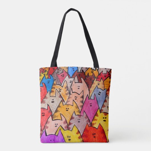 067 - KattenCanvas tas (Achterkant)