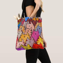 067 - KattenCanvas tas
