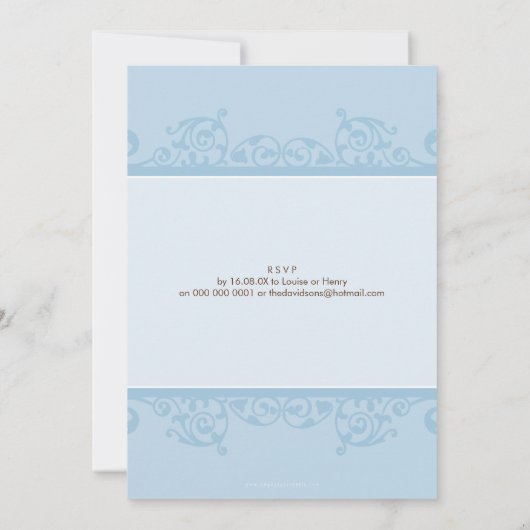 068 Lisa :: EERSTE COMMUNIE UITNODIGT - elegant 3P Kaart (Achterkant)