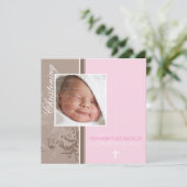 069 Bree:: Uitnodiging voor de doop 2 (Staand voorkant)