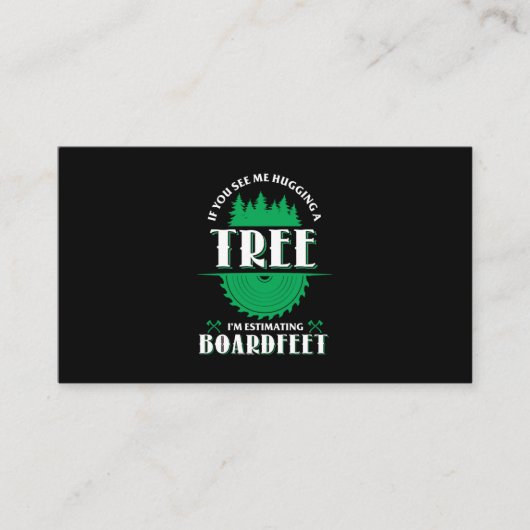 06.Als je ziet dat ik een boom-Im-ramboer schuif Visitekaartje (Voorkant)