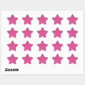06 Roze Glitter Print Sparkles Star Ster Sticker (Vel)
