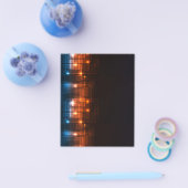 06e3961e3 ZWARTE ACHTERGROND BLAUW ORANJE DIGITALE Flyer (Enkel)