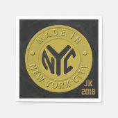 06of12 New York Token Themd Napkins Servet (Voorkant)