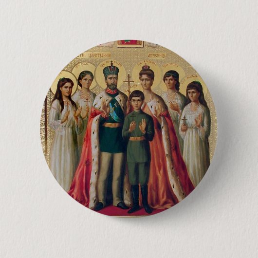 0704czarfamily02 ronde button 5,7 cm (Voorkant)