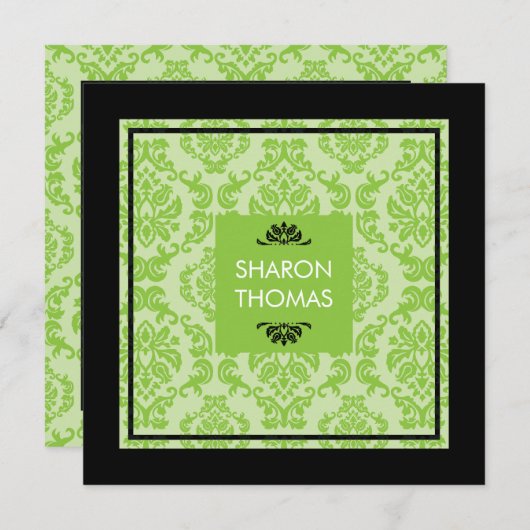 071 Annette : BRIDAL SHOWER INVITATIONS Kaart (Voorkant / Achterkant)