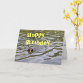 071, Gelukkige Verjaardag Kaart (Gele Bloem)