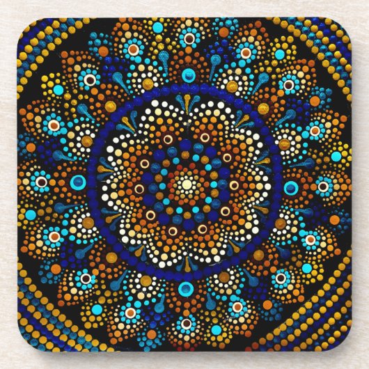 072 - Deep Blue Onderzetters (Voorkant)