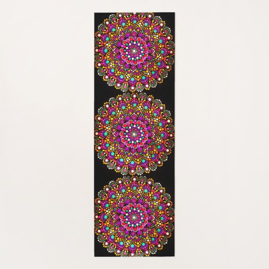 073 - Mandala yogamat breien (Achterkant)