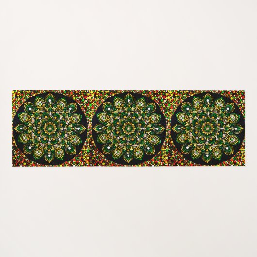 074 - Groeiende Mandala Yoga Mat (Achterkant (horizontaal))