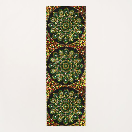 074 - Groeiende Mandala Yoga Mat (Voorkant)