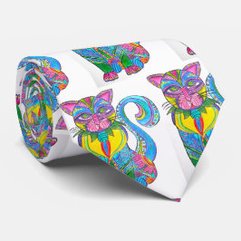 074 - Stropdas van Alebrije Cat