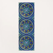 075 - Deep Blue Mandala Yoga Mat (Voorkant)
