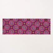 078 - Roze Patroon Mandala Yoga Mat (Voorkant (horizontaal))