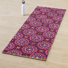 078 - Roze Patroon Mandala Yoga Mat