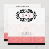 079Karianne :: HUWELIJKSUITNODIGINGEN :: luxe SQ Kaart (Voorkant / Achterkant)