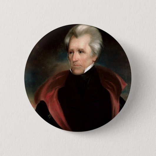 07 Andrew Jackson Ronde Button 5,7 Cm (Voorkant)