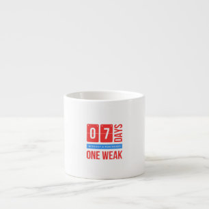07 dagen zonder een woordspeling maakt één zwak espresso kop