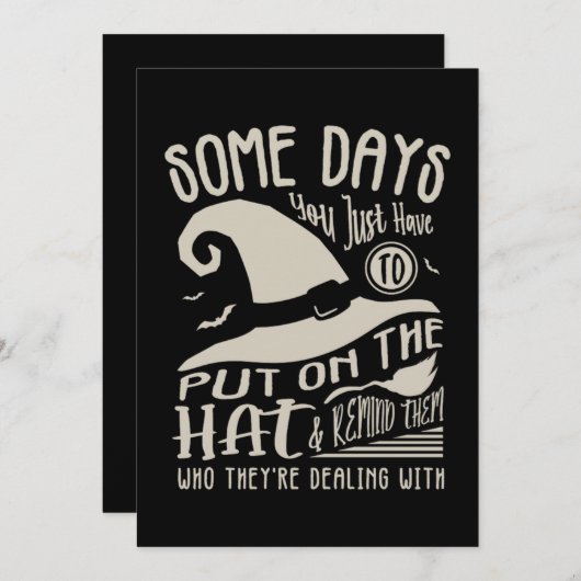 07.Halloween Funny Save The Date (Voorkant / Achterkant)