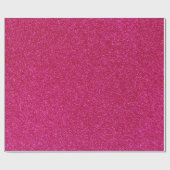 07 Hot Pink Glitter Print Cadeaupapier (Vlak)