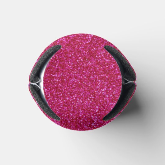 07 Hot Pink Glitter Print Glimmer Sparkles Blikjeskoeler (Bodem)