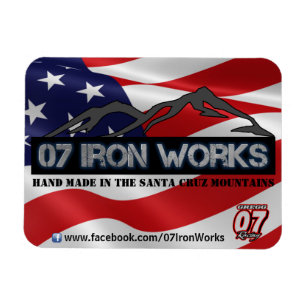 07 Iron Works "Old Glory" Gregg Racing Magneet