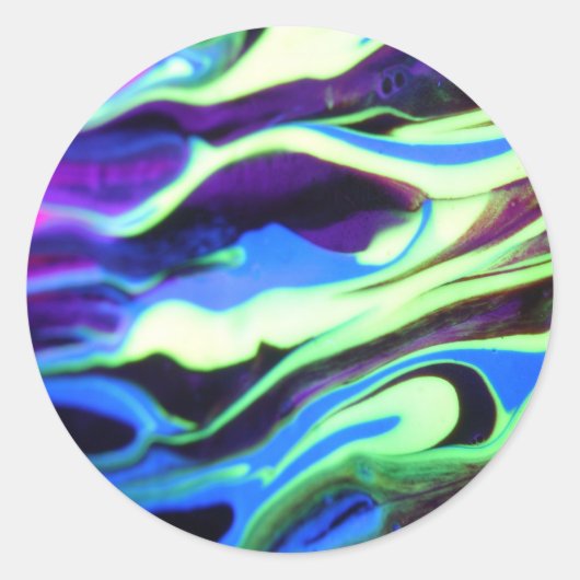 #07 "Kosmische Sterwezens" Phantasmagoria-serie Ronde Sticker (Voorkant)