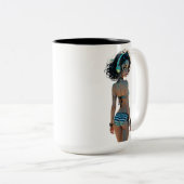 07A Dollz by: Svace - Series 01 Tweekleurige Koffiemok (Voorkant rechts)