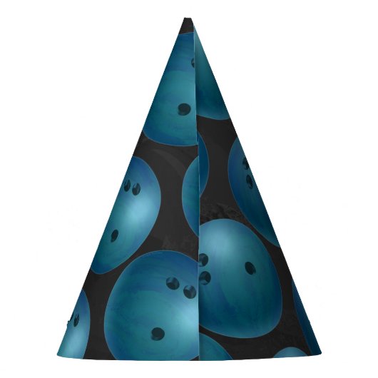 07of12 Custom Bowling Party Petten Feesthoedjes (Achterkant)