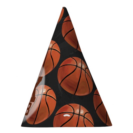 07van12 Petten van Aangepaste Basketball Party Feesthoedjes (Rechts)